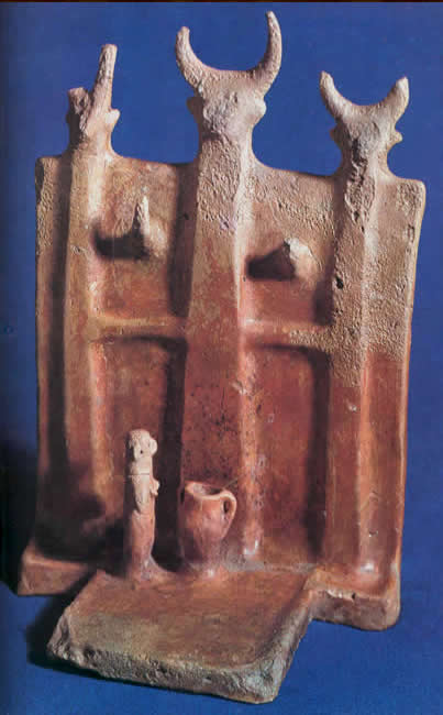 Глиняная модель святилища. 3-е тысячелетие до н.э. из некрополя Кочати