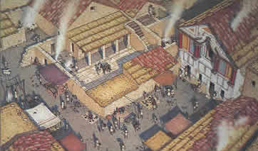 Так выглядел город Курион утром 21 июля 365 года. Реконструкция Дэвида Ванденберга