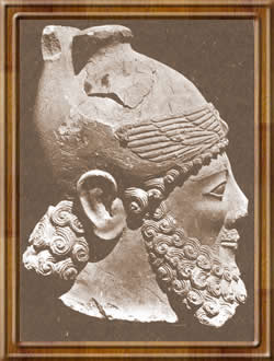 Голова статуи короля-жреца