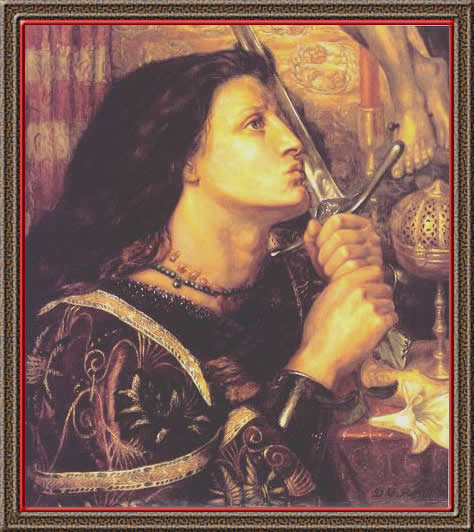 Joan of Arc, by Dante Gabriel Rossetti
