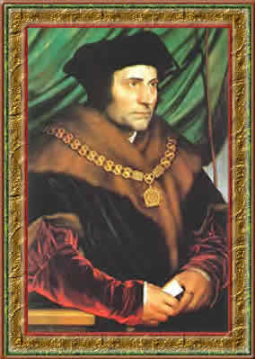 Томас Мор (портрет работы Ганса Гольбейна Младшего, 1527, Нью-Йорк, Собрание Фрика)