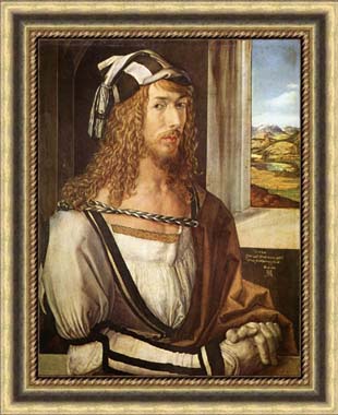 Альбрехт Дюрер. Автопортрет (1498, Музей Прадо, Мадрид, Испания