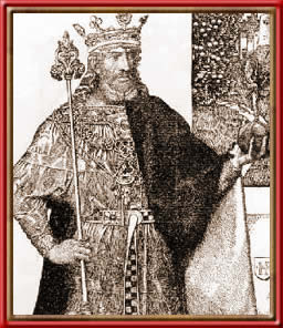 Король Артур, верховный король Британии (иллюстрация с сайта университета Айдахо).