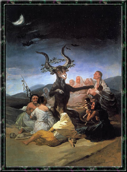 Франсиско Гойя и Лусиентес. Шабаш ведьм. 1789. Холст, масло. Museo Lazzaro Galdiano, Madrid