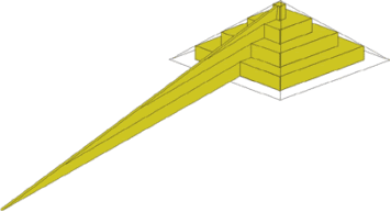 Схема дороги по доставке блоков к пирамиде