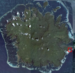 Остров Понпеи в Google Earth