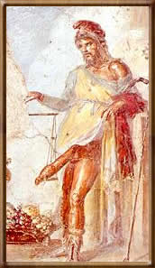 Приап (помпейская фреска)