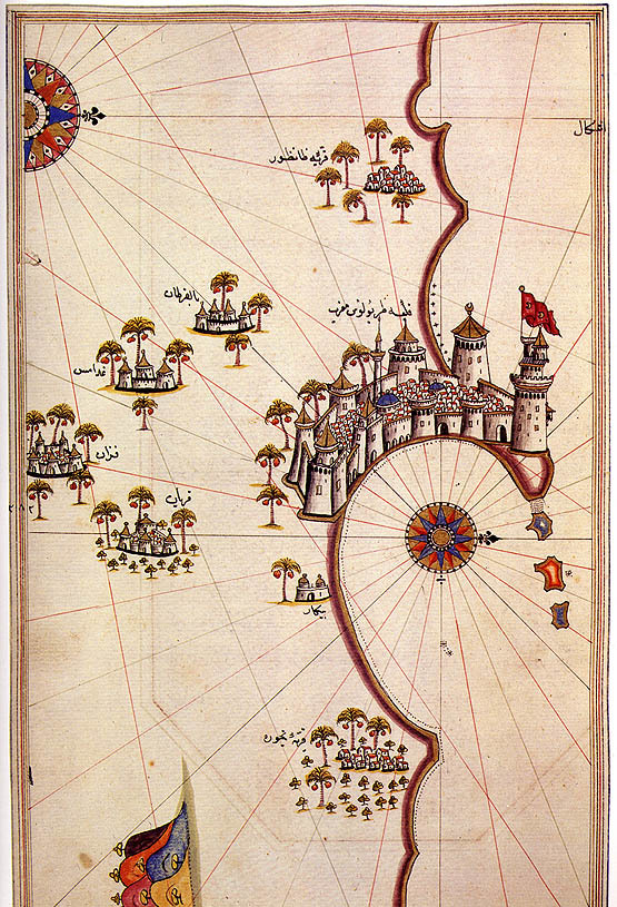 Историческая карта Триполи Пири Рэйса